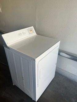GE Profile Electric Dryer White