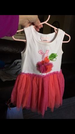 Bunny dress tutu with onesie attached