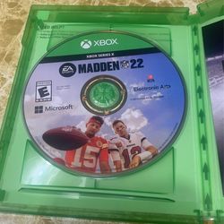 Madden 2022 Xbox Series X