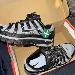 Nike P-6000 Black Cool Grey Celestine Blue Mens 7.5