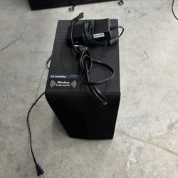 LG Soundbar and Subwoofer