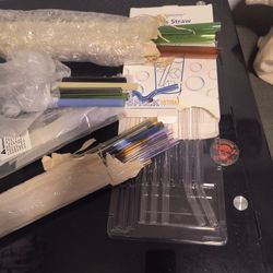 Glass Straws And Glass Tubes Different Colors