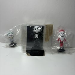 The nightmare before Christmas figurine lot of 3 NEW