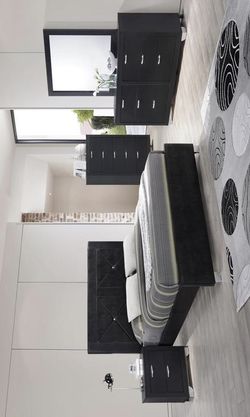 [SPECIAL] Brahma Black Panel Bedroom Set | Queen and King Bedroom Set