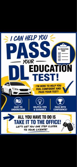 🚗 DL Education Test Help 🚗