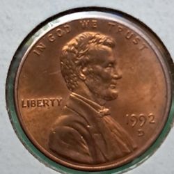  1992 PENNY Lincoln D