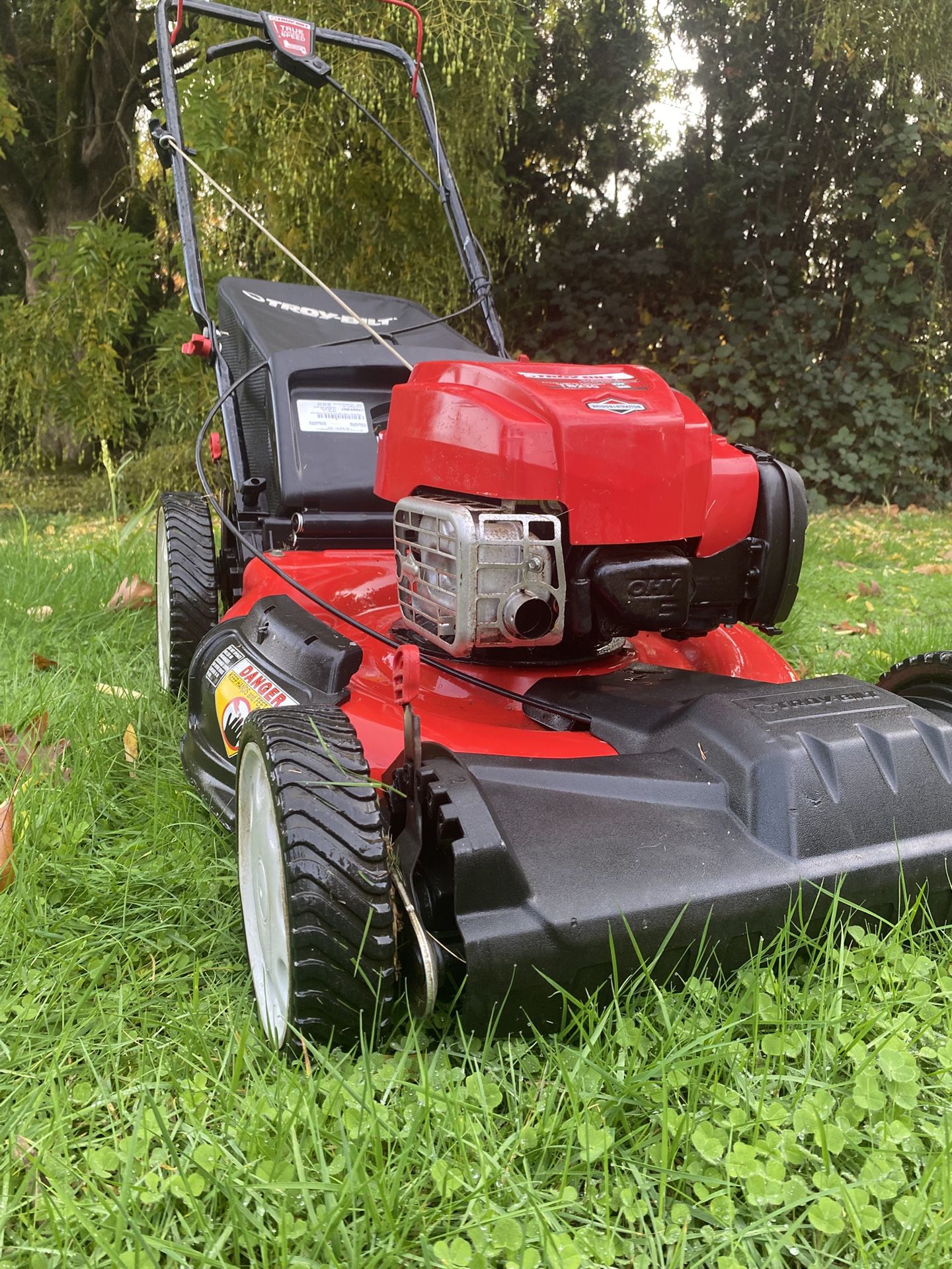 Troy Bilt High Wheel Self Propelled Lawn Mower