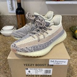 Yeezy Boost 350 V2 Ash Pearl Size 6 Men 7.5 women