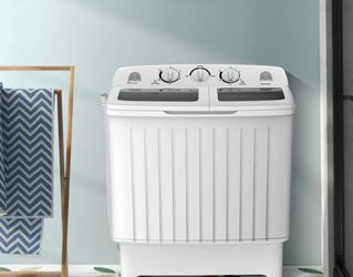 Portable Washing Machine, Twin Tub 20 Lbs Capacity, Compact Laundry Washe FP11140US s6