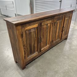 Pottery Barn Solid Wood Credenza -Delivery Available