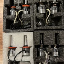 3 Pairs Led/HID Headlight Kit! Fire Sale 🔥 You Can Pick And Choose Any Bulb Size You Want 3 Pairs For $80