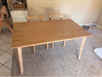 Brand new dining table and 6 chairs