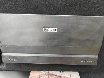 MB Quart 5 Channel Car Amp