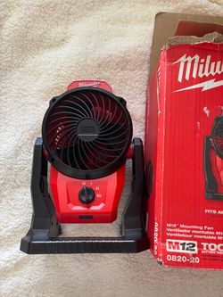 M12 12-Volt Lithium-Ion Cordless Jobsite Fan (Tool-Only)