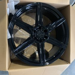 4 New 24x9’wheels Only