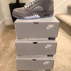 Jordan 5 Wold Grey 8 / 9.5 / 10 / 11 / 12