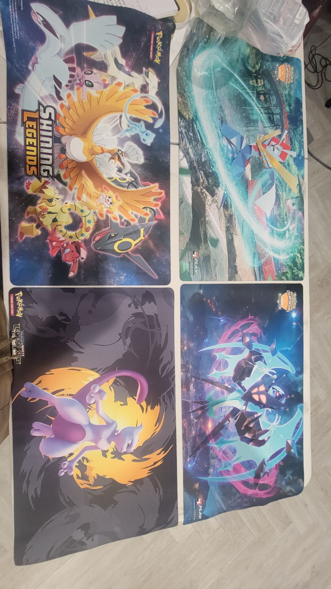 Pokemon card play mats