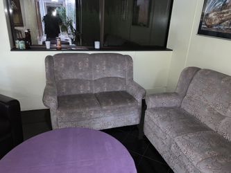 Coach and love seat Only used only few times