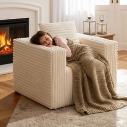 Cloud-Style Bean Bag Sofa Chair – Brand New with Pillows