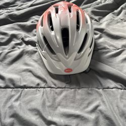Casco de ciclismo BELL blanco/rosa  – usado una vez
