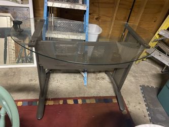 Glass Desk