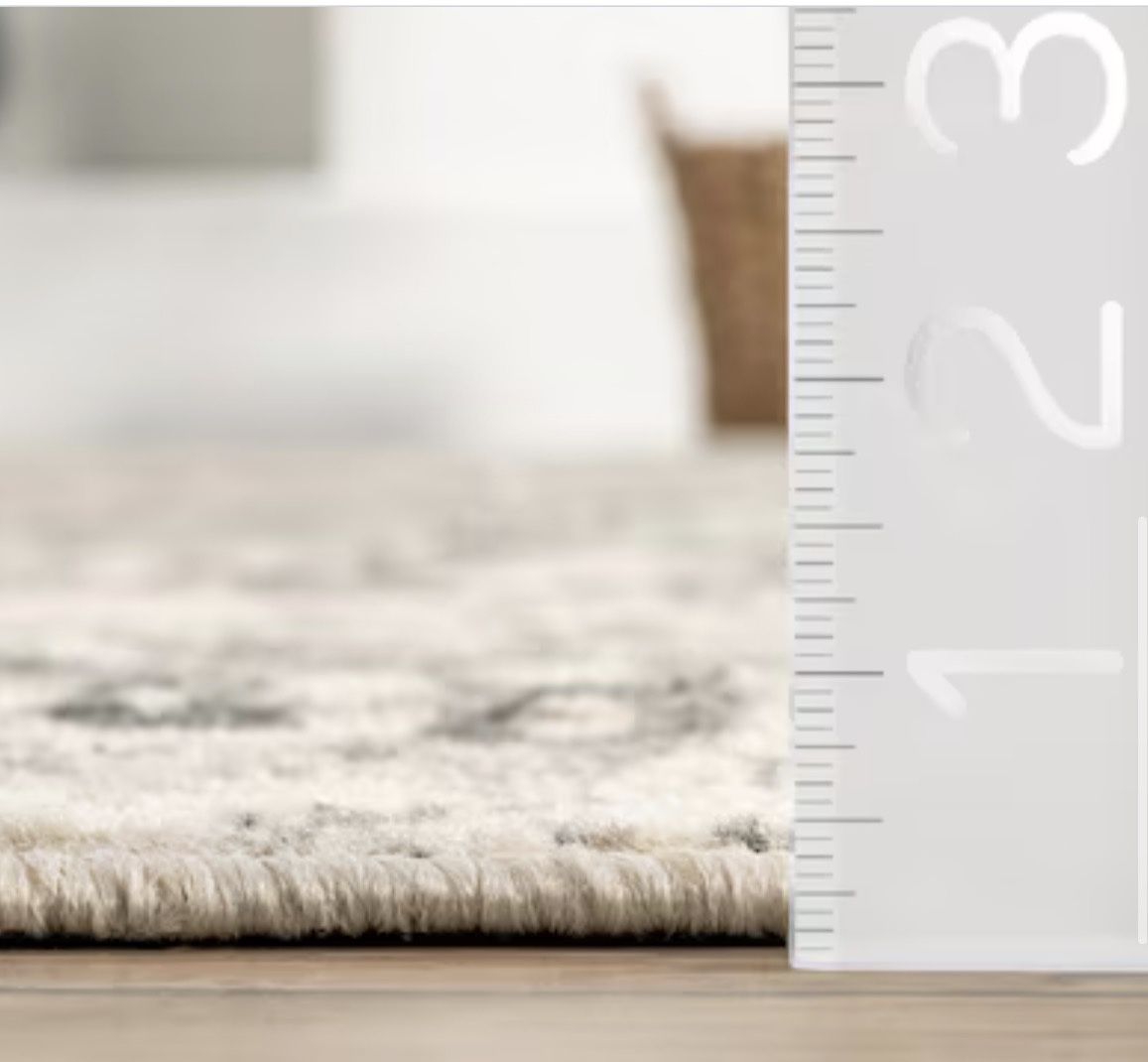 Gray Governess Withered Floral Rug Transitional Rectangle 11' X 14' 6