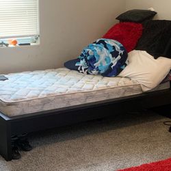 Black Twin Bed frame 