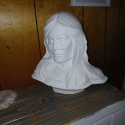 Ceramic Native American Woman