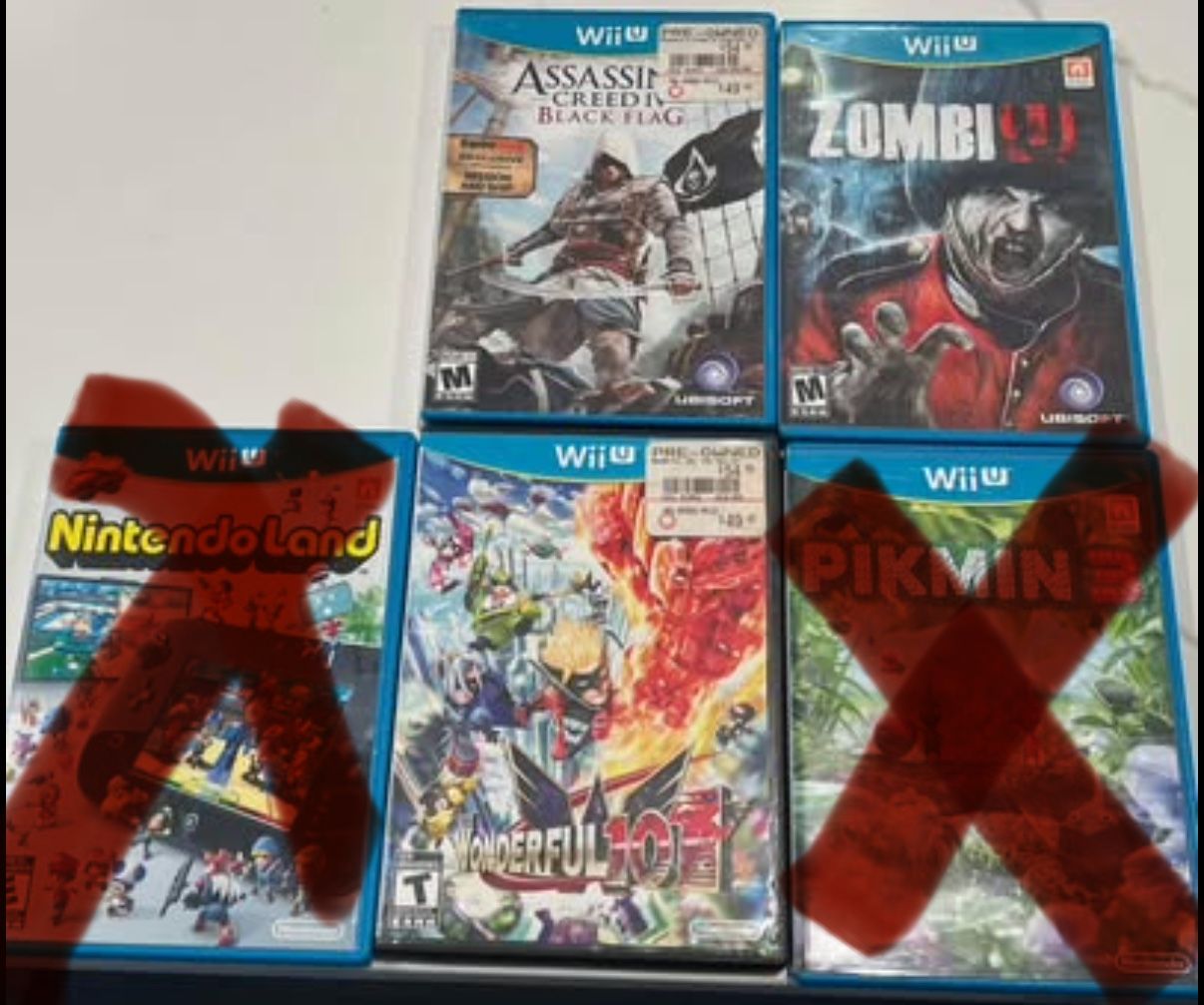 Wii U Games ($15 each)