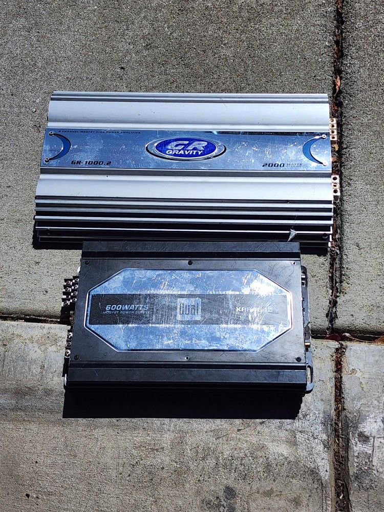 2 - CAR AMPLIFIERS - AUDIO
