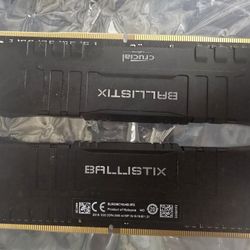 Crucial Ballistix 2 X 8GB DDR4 Ram and AMD Ryzen 3700x CPU