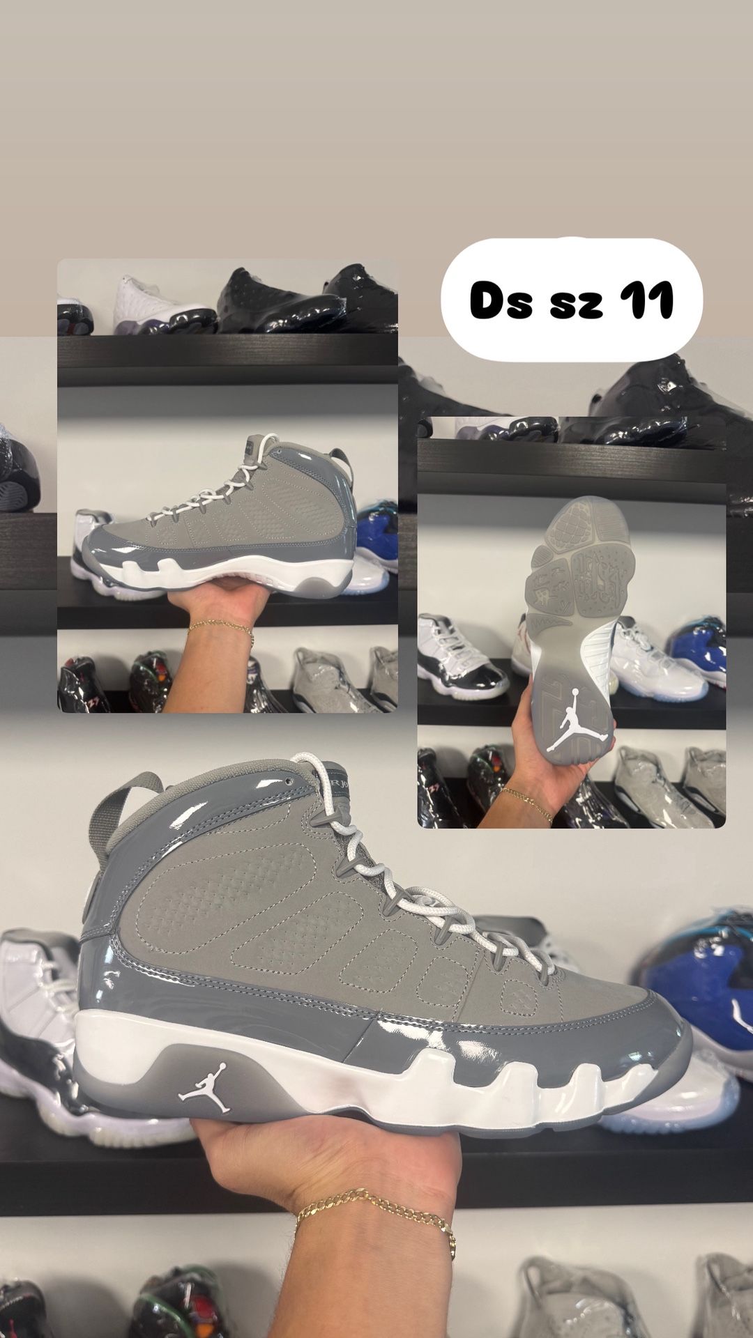 Jordan 9 Cool Grey