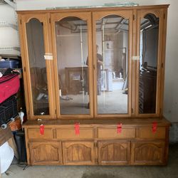 Cabinet With Shelves And Storage For Sale