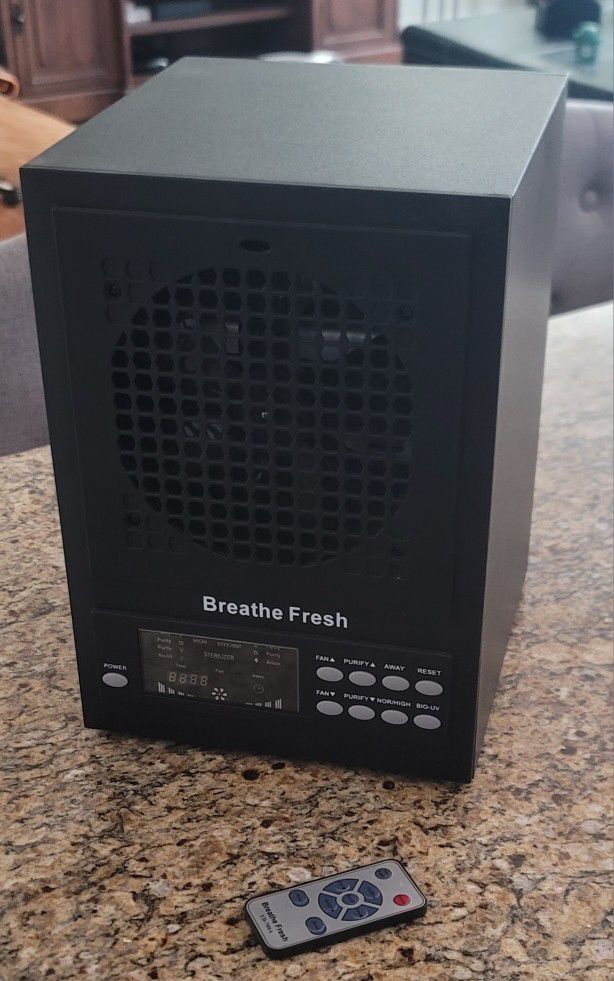 Breathe Fresh Air HEPA Cleaner Ozone Generator with Timer Air Purifier