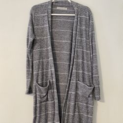 Abercrombie & Fitch Gray Medium Duster Cardigan