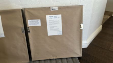 A pair of abstract art from Ethan Allen