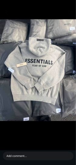 Essential hoodie grey brand new