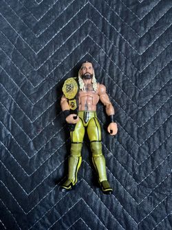 WWE Seth Rollins Action Figure with Championship Belt