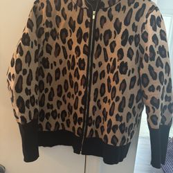 Jones New York Leopard Print Sweater Large
