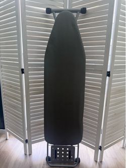 Ironing Board - Foldable, Heat-Resistant Cover, Steam Iron Rest