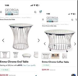 $95 center table 2 pcs