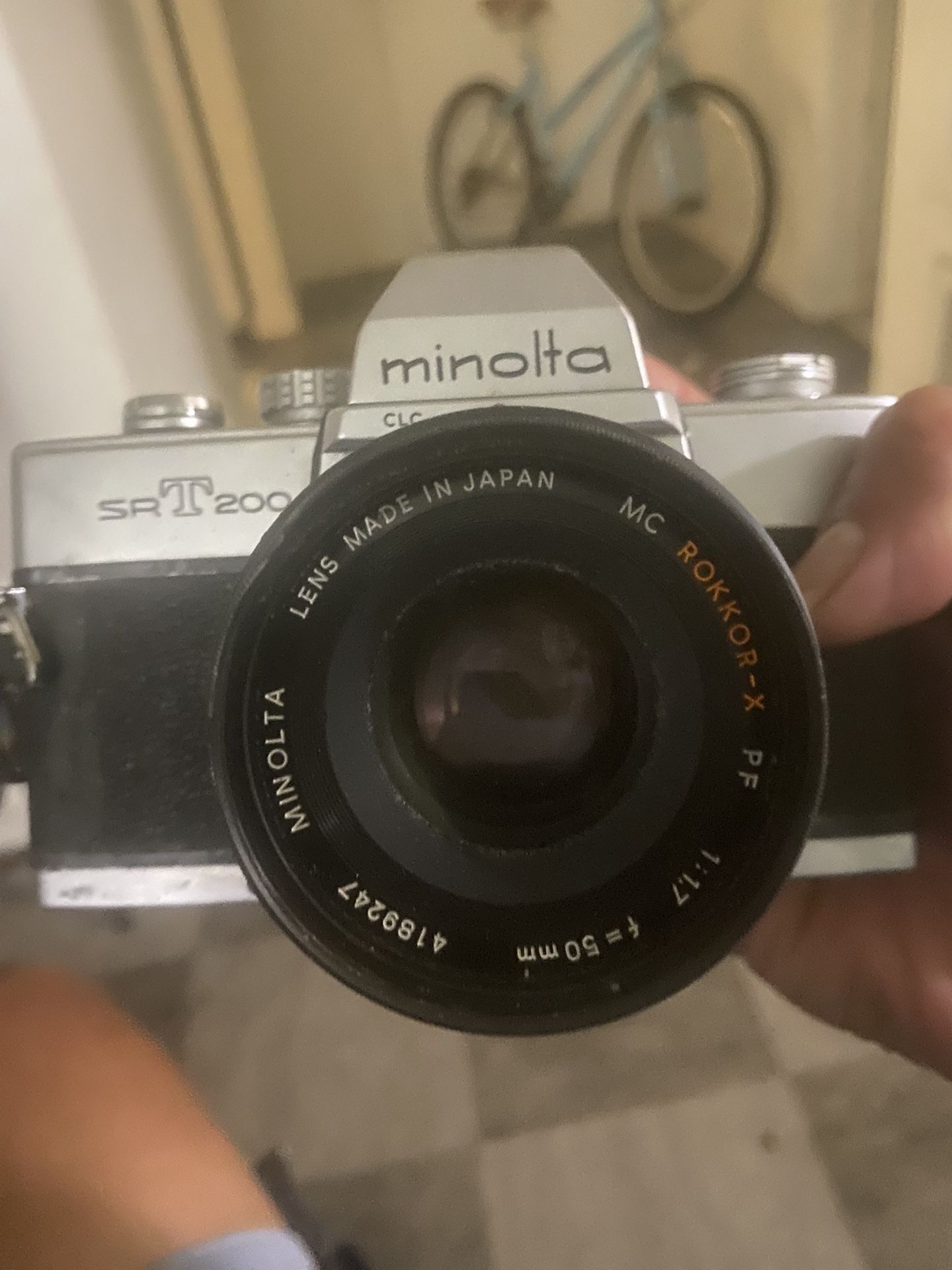 Minolta SRT Camera (classic 60’s One Of The Best Camera’s Ever Made They Say)