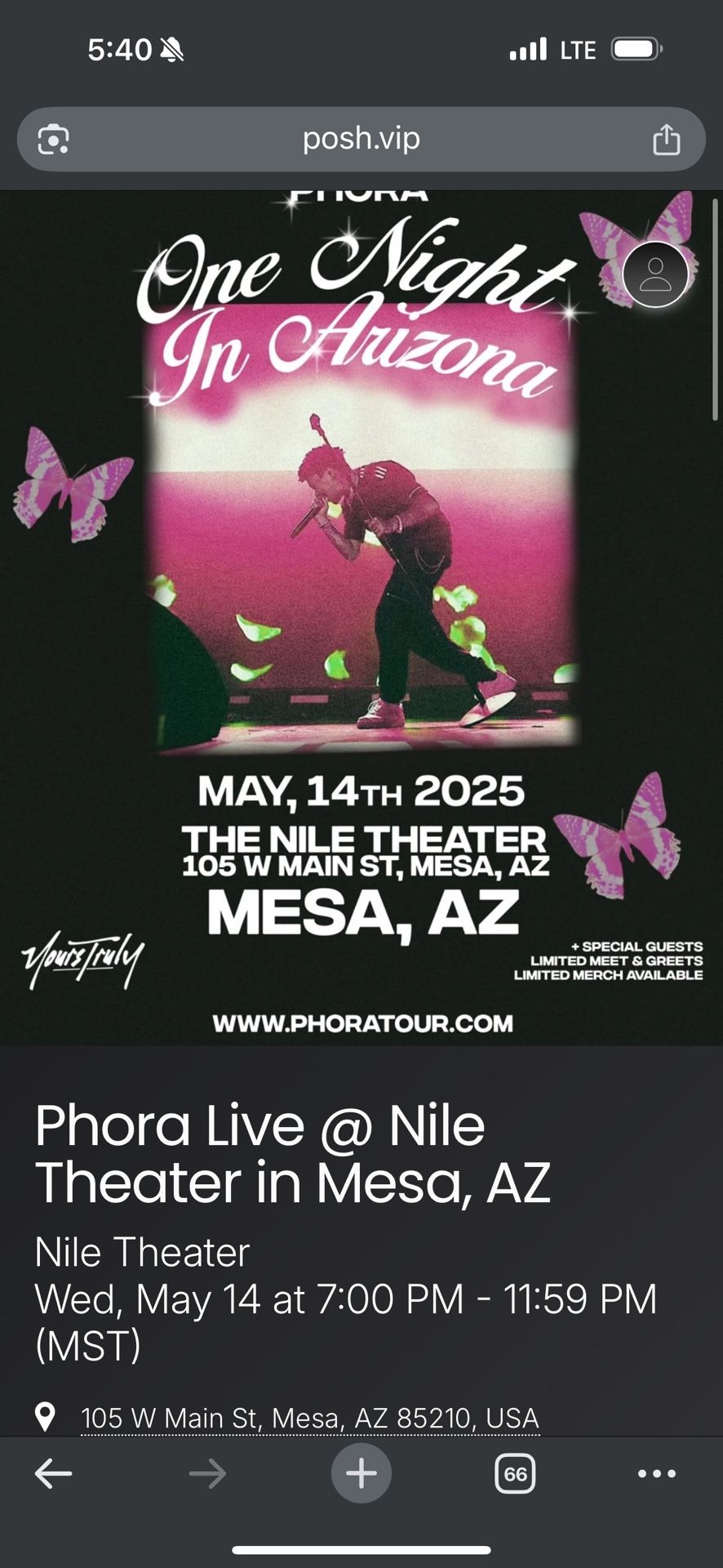 Phora Tickets