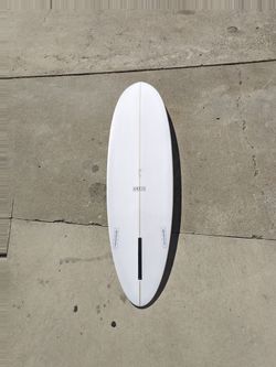 7'0" Single Fin with side bites Anvil Mid Length Surfboard Similar to CI Mid New