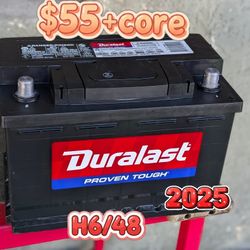 Car Battery Group Size 48/H6