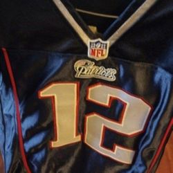 Patriots New England Tom Brady #12 NFL Jersey Size S
