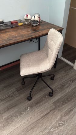 Desk and chair