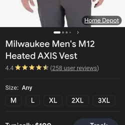 Milwaukee heated vest
