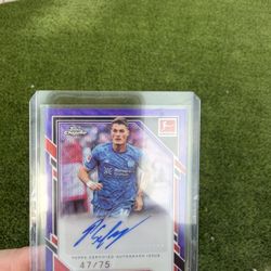Topps Chrome Patrick Schick Leverkusen Auto /75 