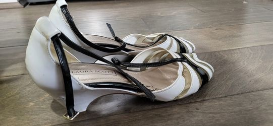 Women's Sandals, Medium Heels, Party Wear Size 7